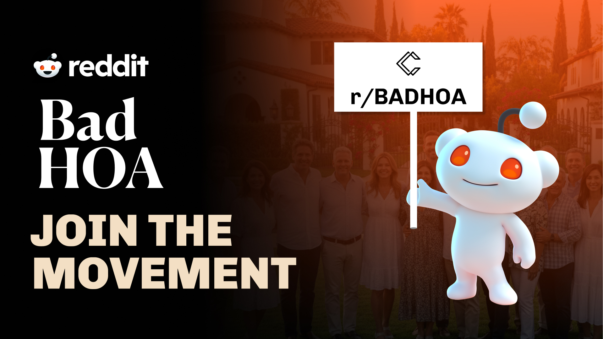 Join the Bad HOA™ movement on the r/BADHOA subreddit