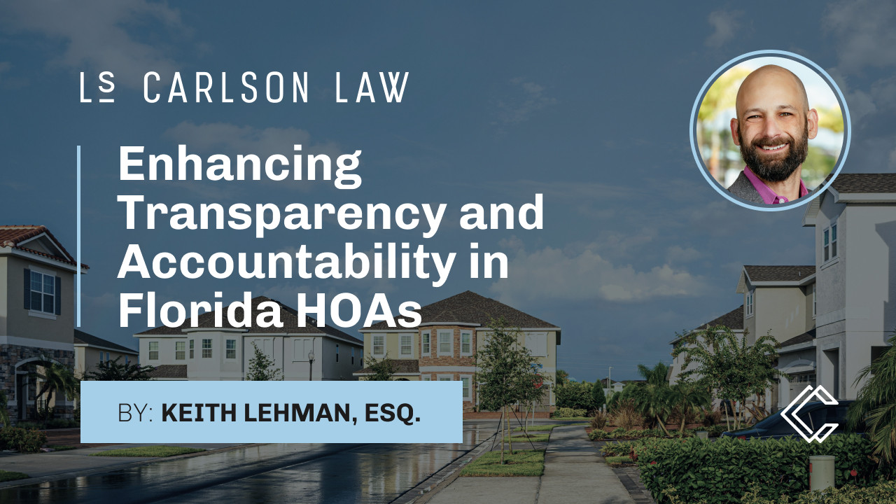 Enhancing Transparency and Accountability in Florida HOAs