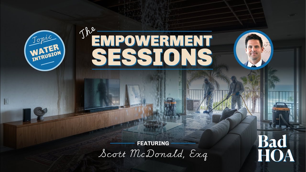 Water Intrusion in Your HOA: Who's Responsible, What to Do, and When to Fight Back